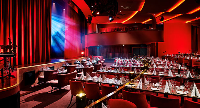 Varieté-Saal im GOP Varieté-Theater Bonn für Firmenevents und Firmenfeiern