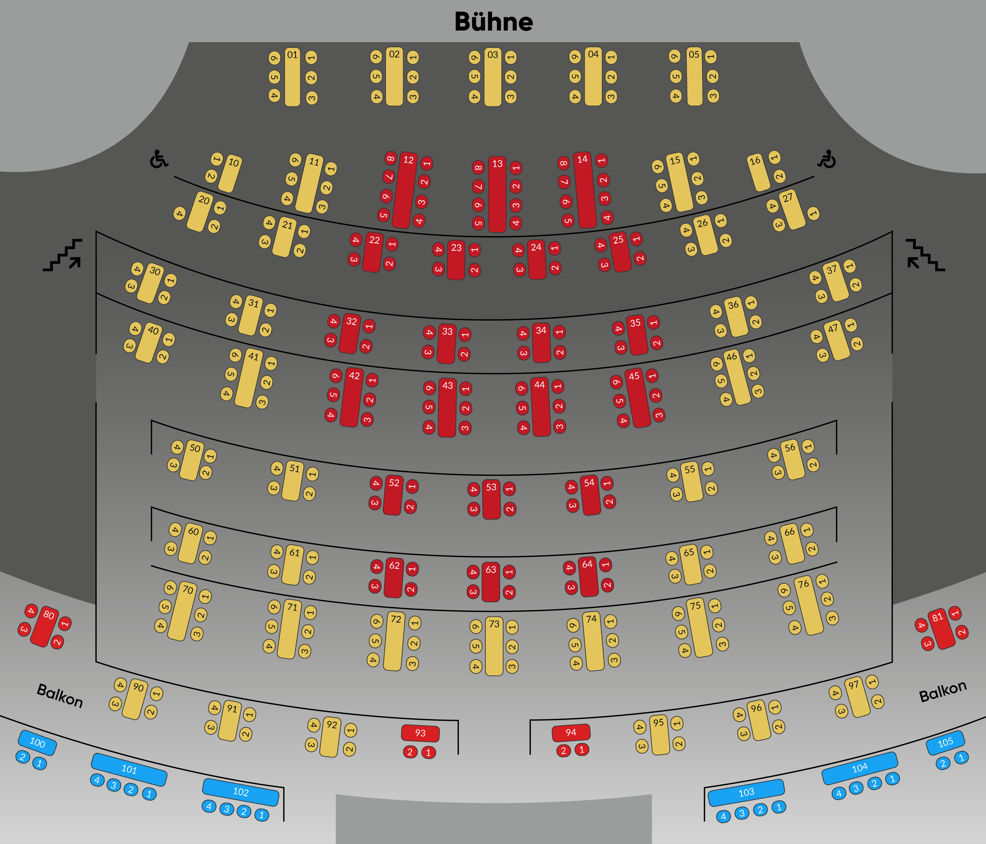 GOP Essen Saalplan 2025